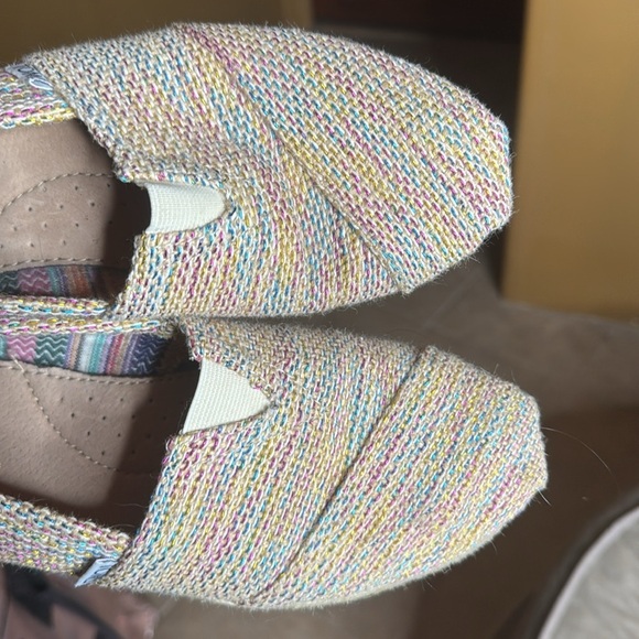 Tom's Classic Multi Burlap Loafer Size 9 - Picture 3 of 6